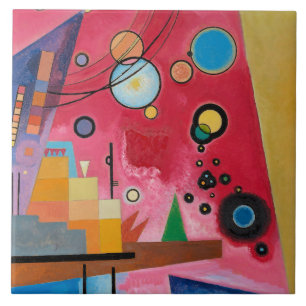 Carreau Kandinsky - Rouge lourd