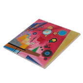 Carreau Kandinsky - Rouge lourd (Côté)