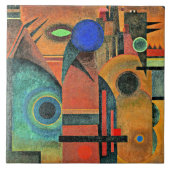 Carreau Kandinsky - Silence Brown (Devant)