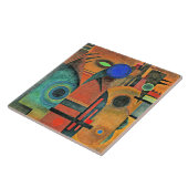 Carreau Kandinsky - Silence Brown (Côté)