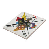 Carreau Kandinsky Sur Blanc Deux Peintures Abstraites (Côté)