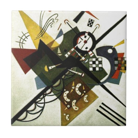 Carreau Kandinsky Sur White II (Devant)