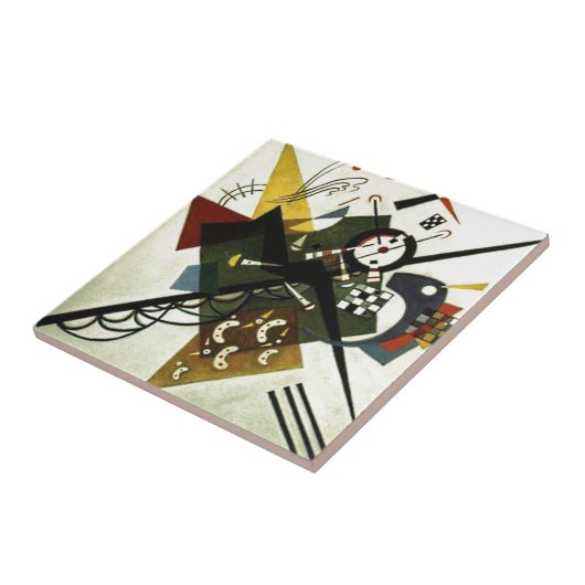 Carreau Kandinsky Sur White II (Côté)