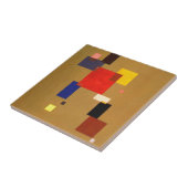 Carreau Kandinsky Treize Rectangles peinture Abstraite (Côté)