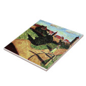 Carreau Kandinsky - Vieille Ville II, peinture colorée, (Côté)