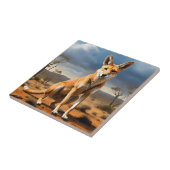 Carreau Kangaringo australien ( Kangaroo Dingo), (Côté)