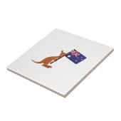 Carreau kangourou drapeau australie (Côté)