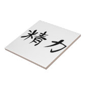 Carreau Kanji japonais pour l'énergie (Côté)