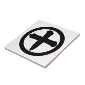Carreau Kanji numéro dix en cercle (Côté)
