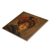 Carreau Karama : Actrice japonaise Romance Geisha (Côté)