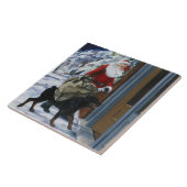 Carreau Karl aidant le père noël de <Carl's Christmas> b (Côté)