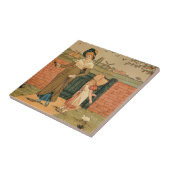 Carreau Kate Greenaway, mère victorienne de dessin et (Côté)