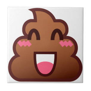 Carreau kawaii poop emojis