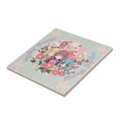 Carreau Kawaii Trio - Mignonnes Filles Anime & Vibes Flora (Côté)