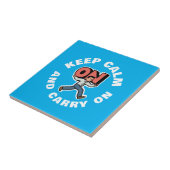 Carreau Keep Calm and Carry (Côté)