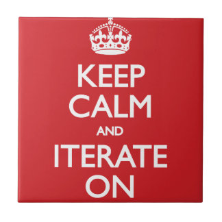 Carreau Keep calm and iterate on