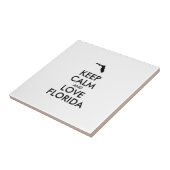 Carreau KEEP CALM et LOVE FLORIDA personnalisables (Côté)