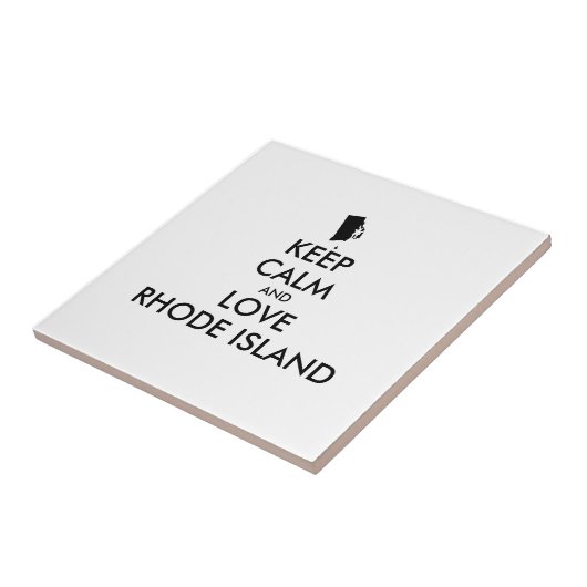 Carreau KEEP CALM et LOVE RHODE ISLAND personnalisables (Côté)