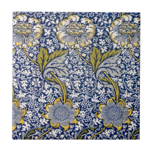 Carreau Kennet par William Morris, Vintage Textile Art