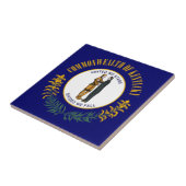 Carreau Kentucky : drapeau de l'État américain du Commonwe (Côté)
