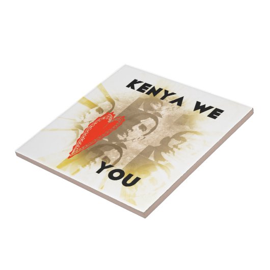 Carreau Kenya We Lovely You Perspective Art Design (Côté)