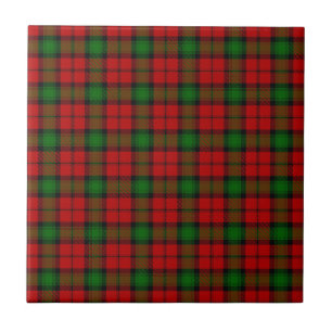 Carreau Kerr Clain Tartan Plaid Motif