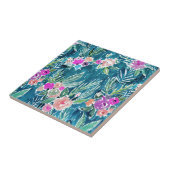 Carreau Ketmie hawaïenne de PARADIS TROPICAL de MARINE (Côté)