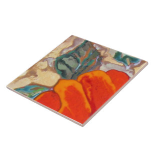 Carreau Ketmie orange 1 de 12