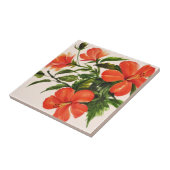 Carreau Ketmie rouge chaude (Côté)