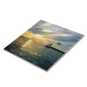 Carreau Key West, coucher de soleil de Floride (Côté)