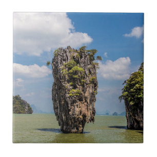 Carreau Khao Phing Kan île rocheuse Phuket en Thaïlande ca