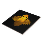 Carreau Kherpi Dieu du soleil levant, Egypte ancienne (Côté)