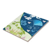 Carreau Kimono bleu (Côté)
