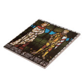 Carreau King Arthur et Sir Lancelot par William Morris (Côté)