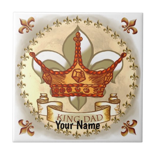 Carreau King Papa Royal Crown (Devant)