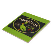 Carreau King Pelican California pois crate étiquette (Côté)