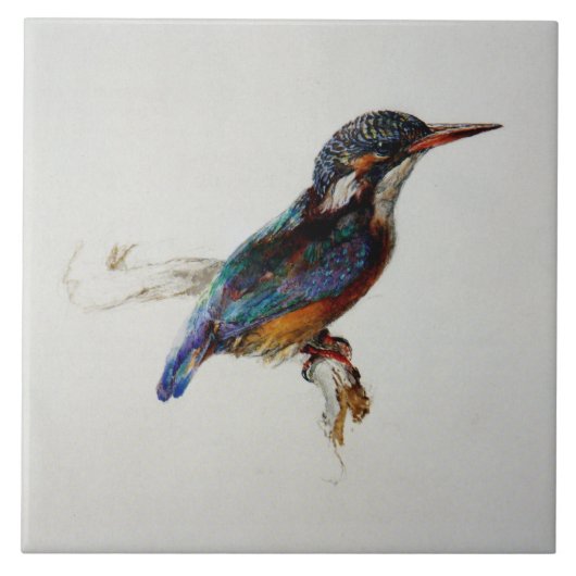 Carreau Kingfisher (par John Ruskin) (Devant)