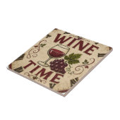 Carreau Kitchen Farmhouse Decor Wine Time (Côté)