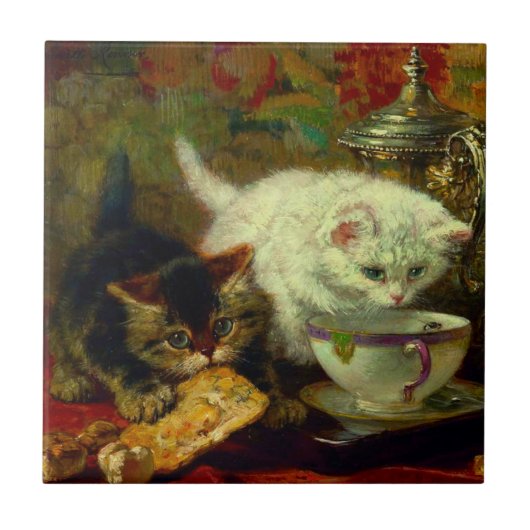 Carreau Kittens Tea Party (Devant)