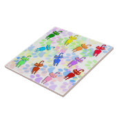 Carreau Kitties colorées (Côté)