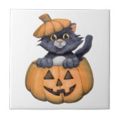 Carreau Kitty dans un citrouille (Devant)