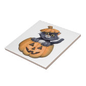 Carreau Kitty dans un citrouille (Côté)