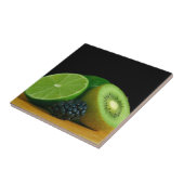 Carreau Kiwi, chaux et Blackberry (Côté)