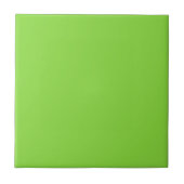 Carreau Kiwi vert couleur solide (Devant)