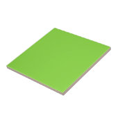 Carreau Kiwi vert couleur solide (Côté)