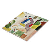 Carreau Klee - Aquarelle pathétique (Côté)