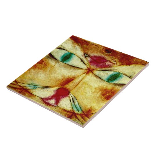 Carreau Klee - Chat et Oiseau (Côté)