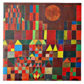 Carreau Klee - Château et Soleil (Devant)