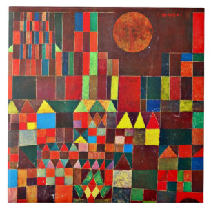 Carreau Klee - Château et Soleil