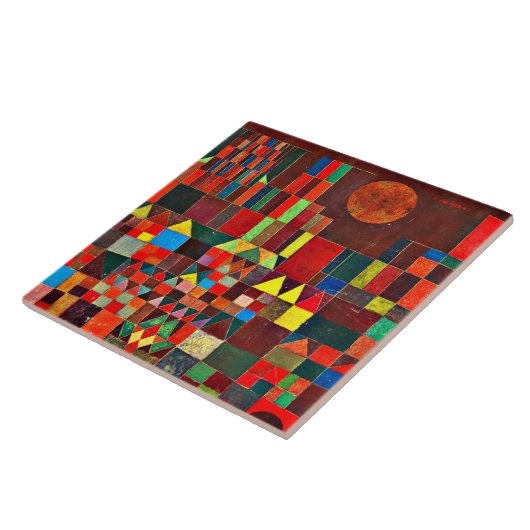 Carreau Klee - Château et Soleil (Côté)